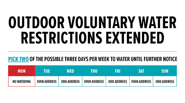 watering schedule